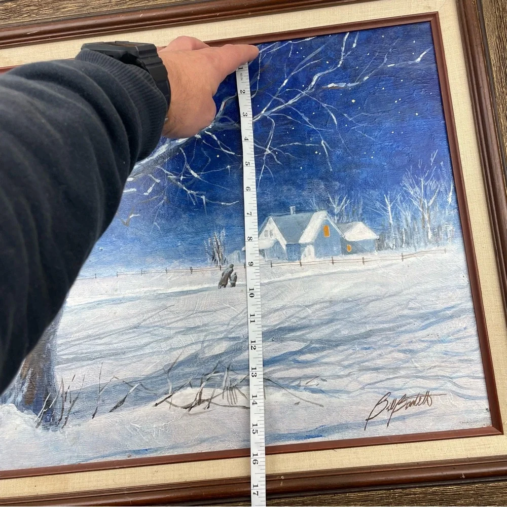 Original Bill Bartelt Oil On Painting Canvas - Picture 10 of 10